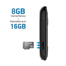 Carica l&#39;immagine nel visualizzatore di Gallery, Walkercam M1 Lettore MP3 USB con radio FM, supporto per lettore musicale Nero