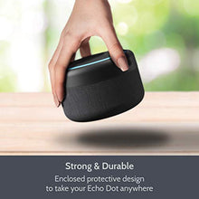 Carica l&#39;immagine nel visualizzatore di Gallery, Batteria per Echo Dot 3a Generazione - Base Portatile 12 Ore di Nero