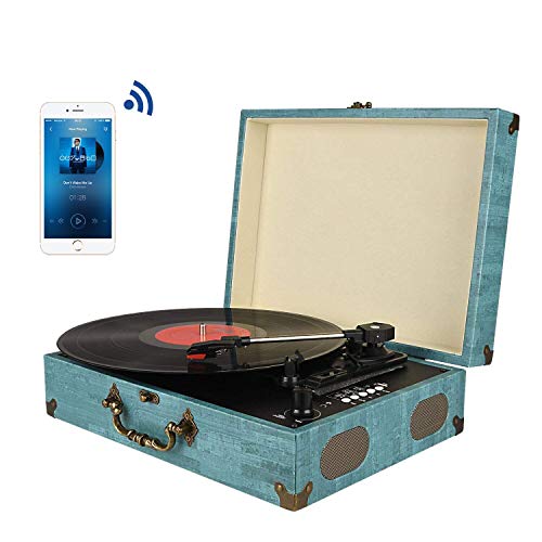 Giradischi Ultra Portatile a Tre Velocità (33 1/3, 45 E 78 Giri) con 2 M433