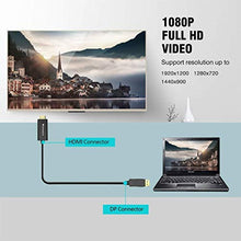 Carica l'immagine nel visualizzatore di Gallery, FOINNEX Cavo DisplayPort HDMI 1,8m,Adattatore DP 1.2 a a 1,8M