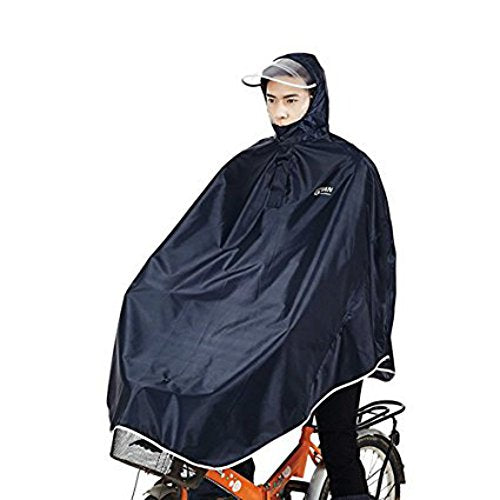 sorliva Mantella Impermeabile, Poncho Impermeabile,Giacche Impermeabile nero - Ilgrandebazar