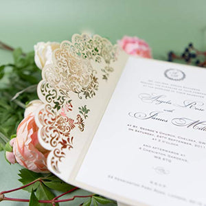 50 CARTE CONFEZIONE Fai da te partecipazioni matrimonio taglio laser inviti... - Ilgrandebazar