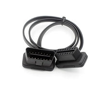Carica l&#39;immagine nel visualizzatore di Gallery, LoongGate OBD-II OBD2 Cavo di prolunga Profilo Ultra Basso - 1 to 1 Flat 0.6m - Ilgrandebazar