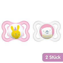 Carica l&#39;immagine nel visualizzatore di Gallery, MAM 66667422 - Air, Ciuccio in silicone 0-6 mesi, bambina - Ilgrandebazar