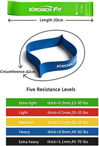 Kivorich Fit Elastici Fitness, Banda Elastica Fasce Elastiche di Resistenza...