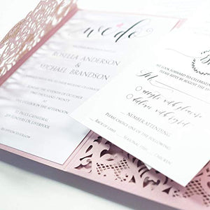 Apribile taglio laser inviti matrimonio fai da te partecipazioni matrimonio... - Ilgrandebazar