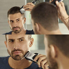 Carica l&#39;immagine nel visualizzatore di Gallery, Philips HC5100/15 Pro Clipper Regolacapelli con Motore Lineare e Lame Tip2Tip, Lame 100% Inox, 7 Pettini (0.5-25 mm), Cavo da 2.80 m