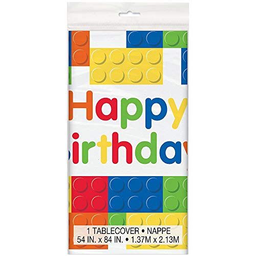 Unique Party 58233 - Tovaglia di Plastica - 2,13 m x 1,37 m - Festa di... - Ilgrandebazar