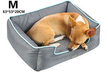 Carica l&#39;immagine nel visualizzatore di Gallery, Cuccia per Cani Sfoderabile Cuscino Rettangolare in M( 63×53 cm), Grigio