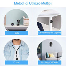 Carica l&#39;immagine nel visualizzatore di Gallery, Mini Telecamera Spia Nascosta,MHDYT HD 1080P Portatile Micro Cop Spy Cam con...