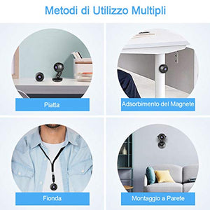 Mini Telecamera Spia Nascosta,MHDYT HD 1080P Portatile Micro Cop Spy Cam con...