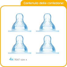Carica l&#39;immagine nel visualizzatore di Gallery, MAM Teat Set Size X, 4 Tettarelle silicone per bimbi di 6+ mesi, regalo... - Ilgrandebazar