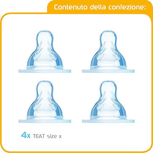 MAM Teat Set Size X, 4 Tettarelle silicone per bimbi di 6+ mesi, regalo... - Ilgrandebazar