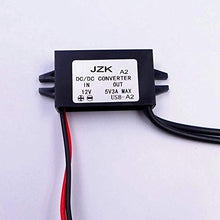 Carica l&#39;immagine nel visualizzatore di Gallery, JZK Auto convertitore trasformatore di Potenza DC 12V a 5V / 3A convertitore...