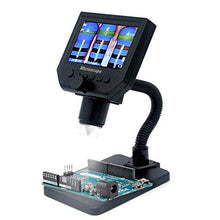 Carica l'immagine nel visualizzatore di Gallery, KKmoon Elettronico Microscopio Digitale LCD Portatile G600 con 8...