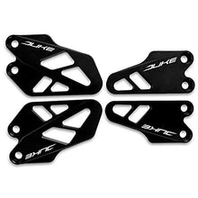Carica l'immagine nel visualizzatore di Gallery, Motociclo CNC Fronte/Retro Protezione del Copertura Tallone Nero