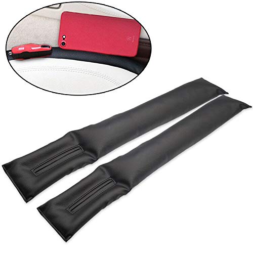 Stop alla Caduta,Impermeabile Seggiolino Auto Gap Filler Pad Imbottitura Nero