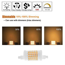 Carica l&#39;immagine nel visualizzatore di Gallery, 10W R7S Dimmerabile, Confezione da 2, lampadina a LED J78 78mm Bianco... - Ilgrandebazar