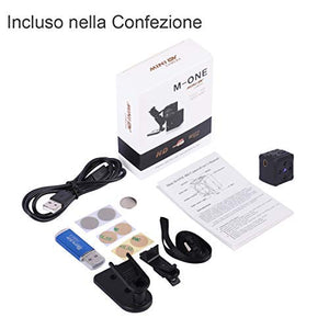 Mini Telecamera Spia Nascosta,NIYPS Full HD 1080P Portatile Micro Spy mini - Ilgrandebazar