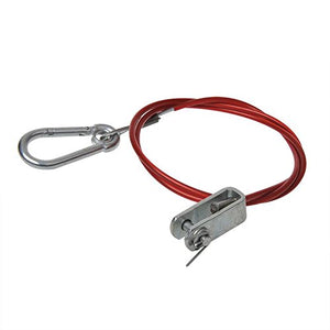 Cavo di sicurezza a strappo per freno rimorchio, rosso, 1000 mm, con... - Ilgrandebazar