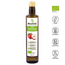 Carica l&#39;immagine nel visualizzatore di Gallery, MeaVita Aceto di Sidro Mele Biologico Meavita, Naturalmente Torbido e Non...