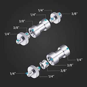 Neewer Kit di Viti per Fotocamera, 16pz Vite Adattatore Convertitore Tappo...