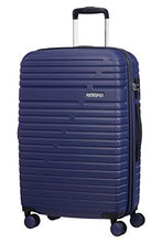 Carica l'immagine nel visualizzatore di Gallery, American Tourister Aero Racer, Bagaglio A Mano 4 Ruote Donna, Blue (Nocturene Blue)