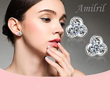 Carica l&#39;immagine nel visualizzatore di Gallery, Amilril Orecchini Donna, Argento Sterling 925 con Zirconi Cubici, Regali per... - Ilgrandebazar