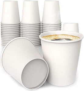 Palucart 500 Bicchieri in Carta per Caffe 75ml Colore Bianco biodegradabili... - Ilgrandebazar