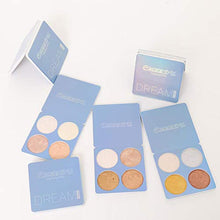 Carica l&#39;immagine nel visualizzatore di Gallery, Shimmer Highlighter Powder Palette,Tavolozza illuminante L&#39;evidenziatore A2 - Ilgrandebazar