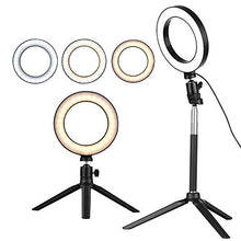 Carica l&#39;immagine nel visualizzatore di Gallery, Luce ad Anello Dimmerabile, Andoer 6 pollici LED Ring Light dimmerabile USB...