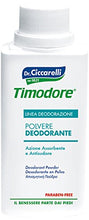 Carica l&#39;immagine nel visualizzatore di Gallery, Timodore Polvere Deodorante, 250 gr 250 g (Confezione da 1)