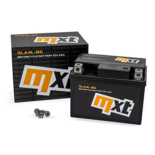 Maxtuned SLA4L-BS Scooter Batteria 12V 5Ah Sigillato Esente Precaricato... - Ilgrandebazar