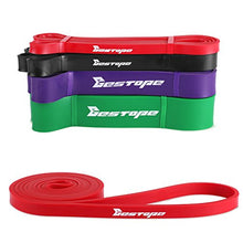 Carica l&#39;immagine nel visualizzatore di Gallery, POWER GUIDANCE  Bestope Bande Elastiche Fitness,Fasce di Rosso (1 Pezzi)