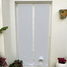 Carica l&#39;immagine nel visualizzatore di Gallery, 120x240CM Guarnizione Universale per Porte Finestre per Condizionatore Portatile Modello 2022 con Chiusura a Sacco Ferma Tubo – per Tutti Climatizzatori Mobili, Facile da Montare