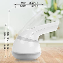 Carica l'immagine nel visualizzatore di Gallery, Duronic Rasoio per tessuti, FS16USB, debobbler, rimuove pelucchi e pelucchi dai vestiti, rimuove pelucchi e pelucchi, manico girevole, ricarica USB, custodia per ravvivare vecchi maglioni, maglioni,