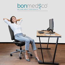 Carica l'immagine nel visualizzatore di Gallery, bonmedico Cuscino Antidecubito - Ciambella Ortopedica in Memory Foam e Gel - Sedile Ergonomico per Schiena e Coccige - per Gaming, Auto e Ufficio