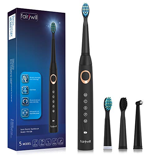 Spazzolino Elettrico Fairywill Sonico 5 508 (5 Modalità) Nero