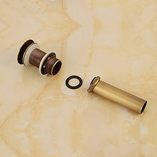 Carica l&#39;immagine nel visualizzatore di Gallery, KUNGYO Lavello senza scanalatura Rubinetto Push Pop Up Antique Brass - Ilgrandebazar