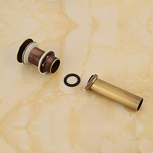 KUNGYO Lavello senza scanalatura Rubinetto Push Pop Up Antique Brass - Ilgrandebazar