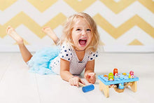 Carica l&#39;immagine nel visualizzatore di Gallery, 5807 Banco da martellare small foot &quot;Picchia l&#39;uccellino&quot;, in legno, design...