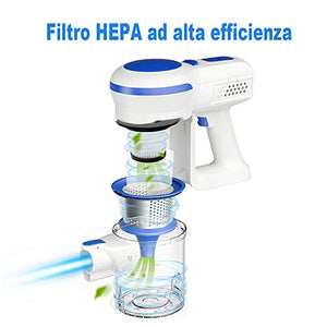 Orfeld Aspirapolvere Senza Fili, Scopa Elettrica Fili 17000 Pa 2 in 1...