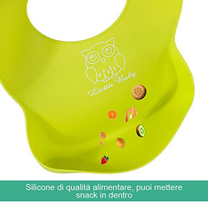 Lictin 3 Pezzi Impermeabilizzano Dolci Morbidi del Silicone Morbido per Blu - Ilgrandebazar