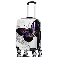 Carica l'immagine nel visualizzatore di Gallery, Gloria Kaos - Trolley Bagaglio a Mano Valigia Ultra Leggero In Butterfly 55cm