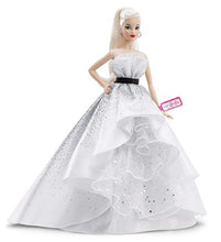 Carica l&#39;immagine nel visualizzatore di Gallery, Barbie-60 Anniversario Vestito Bianco Bambola da Collezione per Bambini 6 +... - Ilgrandebazar