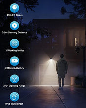 Carica l&#39;immagine nel visualizzatore di Gallery, SEZAC Luce Solare Led Esterno【6 Pezzi /3 Modalità】 Illuminazione a 270°Luci Solari Esterno con Sensore di Movimento, IP65 Impermeabile Lampada Solare da Esterno per Giardino, Patio e Garage