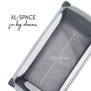 Hauck Sleep N Play Center Lettino da Viaggio, Incluso Secondo Piano per Stone