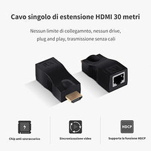 Carica l'immagine nel visualizzatore di Gallery, GHB 30M HDMI Extender Estensione Amplificatore RJ45 1080P Cat5a/6/7