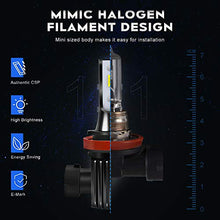 Carica l'immagine nel visualizzatore di Gallery, H11/H8/H9/H16(JP) LED Fendinebbia 4000LM, Luci Antinebbia Anteriori, H11