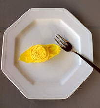 Carica l&#39;immagine nel visualizzatore di Gallery, Tovaglioli Rosa in giallo, set da 12, per la compleanno, matrimono. - Ilgrandebazar